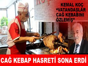 LOKANTALAR AÇILDI VATANDAŞLAR CAĞ KEBABINA AKIN ETTİ