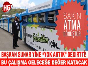 BAŞKAN SUNAR YİNE "YOK ARTIK" DEDİRTTİ