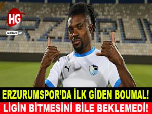 ERZURUMSPOR'DA İLK AYRILIK YAŞANDI!