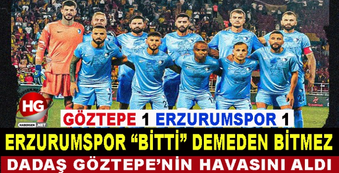 ERZURUMSPOR "BİTTİ" DEMEDEN BİTMEZ