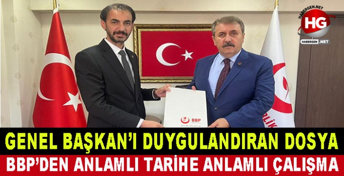 GENEL BAŞKAN'A ÖYLE BİR DOSYA SUNDU Kİ