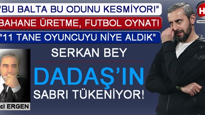 "BU BALTA BU ODUNU KESMİYOR!"