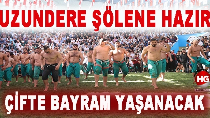 UZUNDERE'DE ÇİFTE BAYRAM HEYECANI
