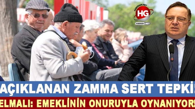 ELMALI'DAN ZAM TEPKİSİ!