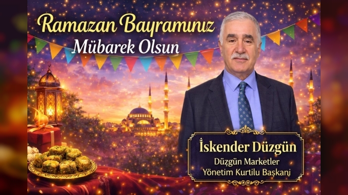 İSKENDER DÜZGÜN'DEN BAYRAM KUTLAMASI