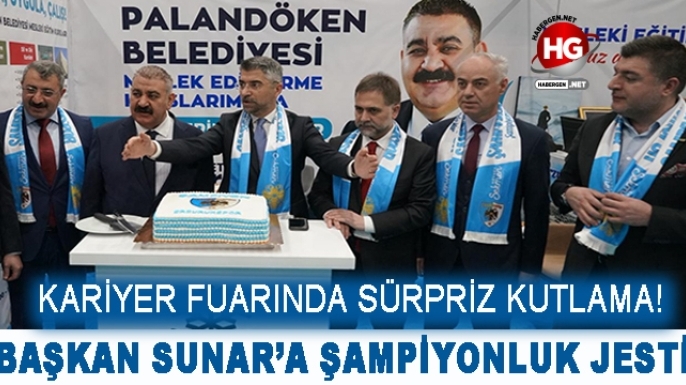 KARİYER FUARINDA ŞAMPİYONLUK COŞKUSU