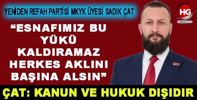 SADIK ÇAT'TAN ESNAFA DESTEK