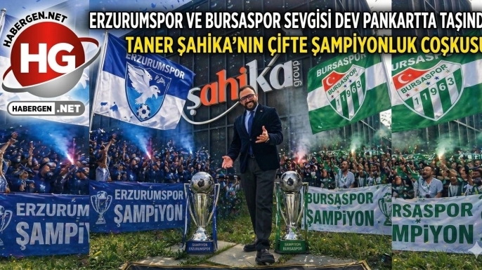 TANER ŞAHİKA'NIN ÇİFTE ŞAMPİYONLUK COŞKUSU