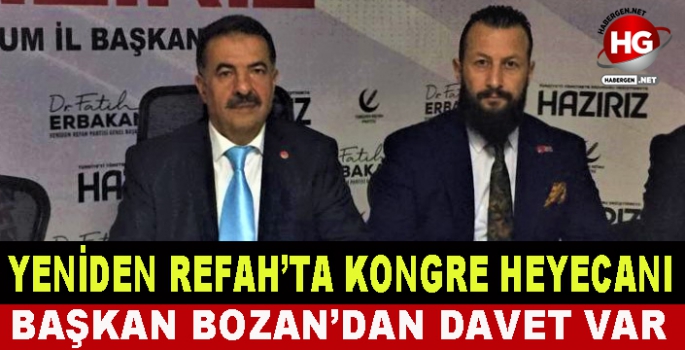 YENİDEN REFAH PARTİSİNDE KONGRE HEYECANI